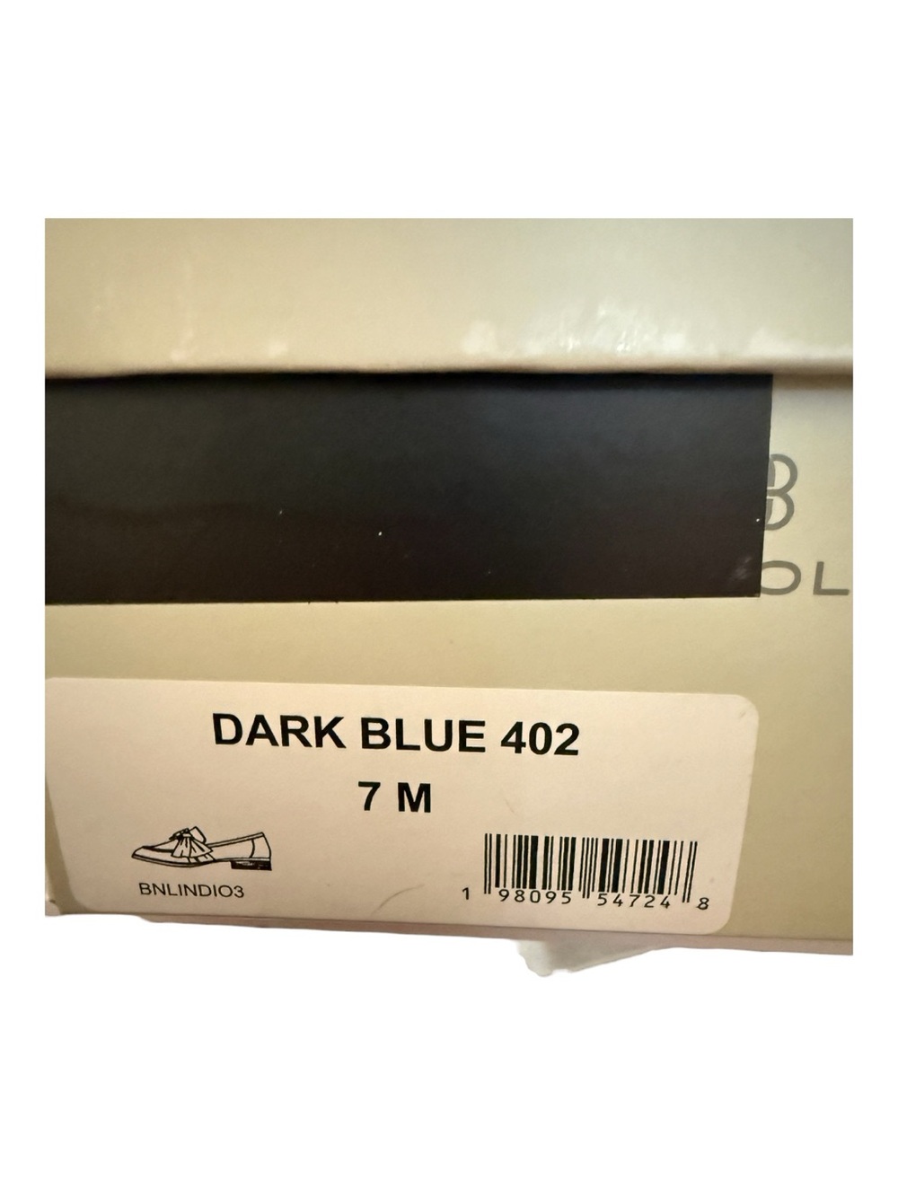 Bandolino Patent Loafers with Bow Dark Blue 402 Women’s Size 7 NIB - Picture 6 of 6